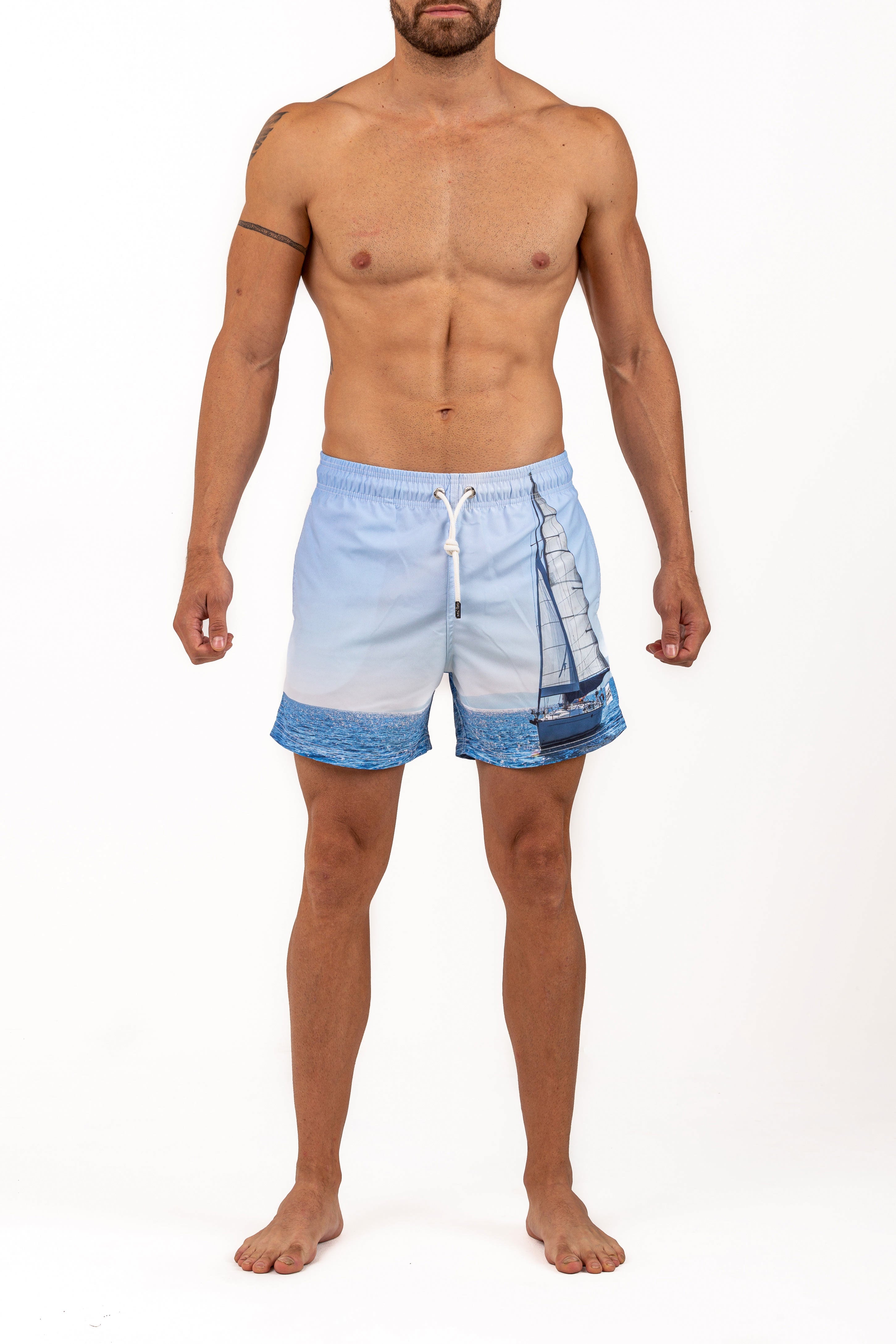White Sail Swim Short