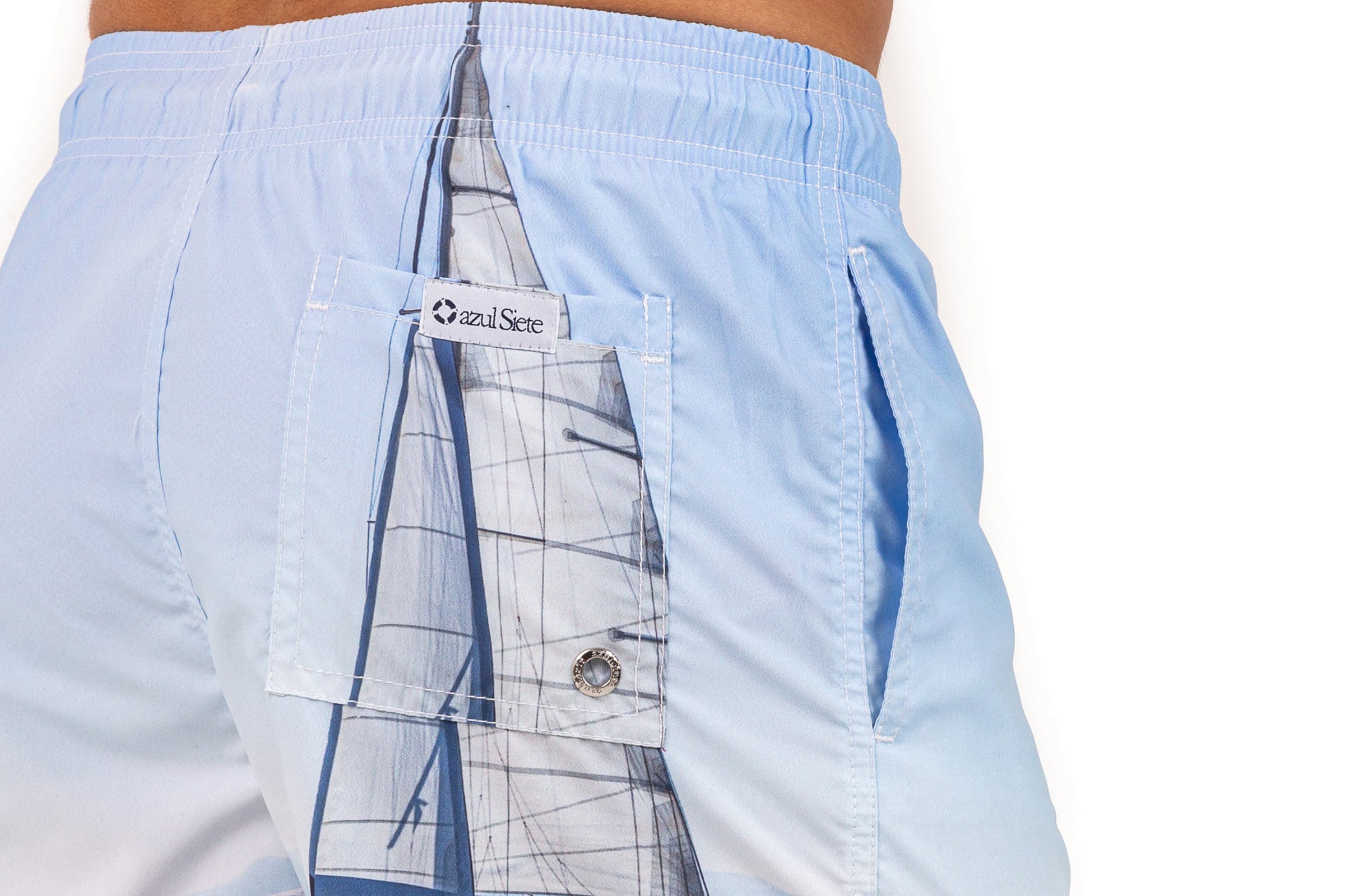 White Sail Swim Short
