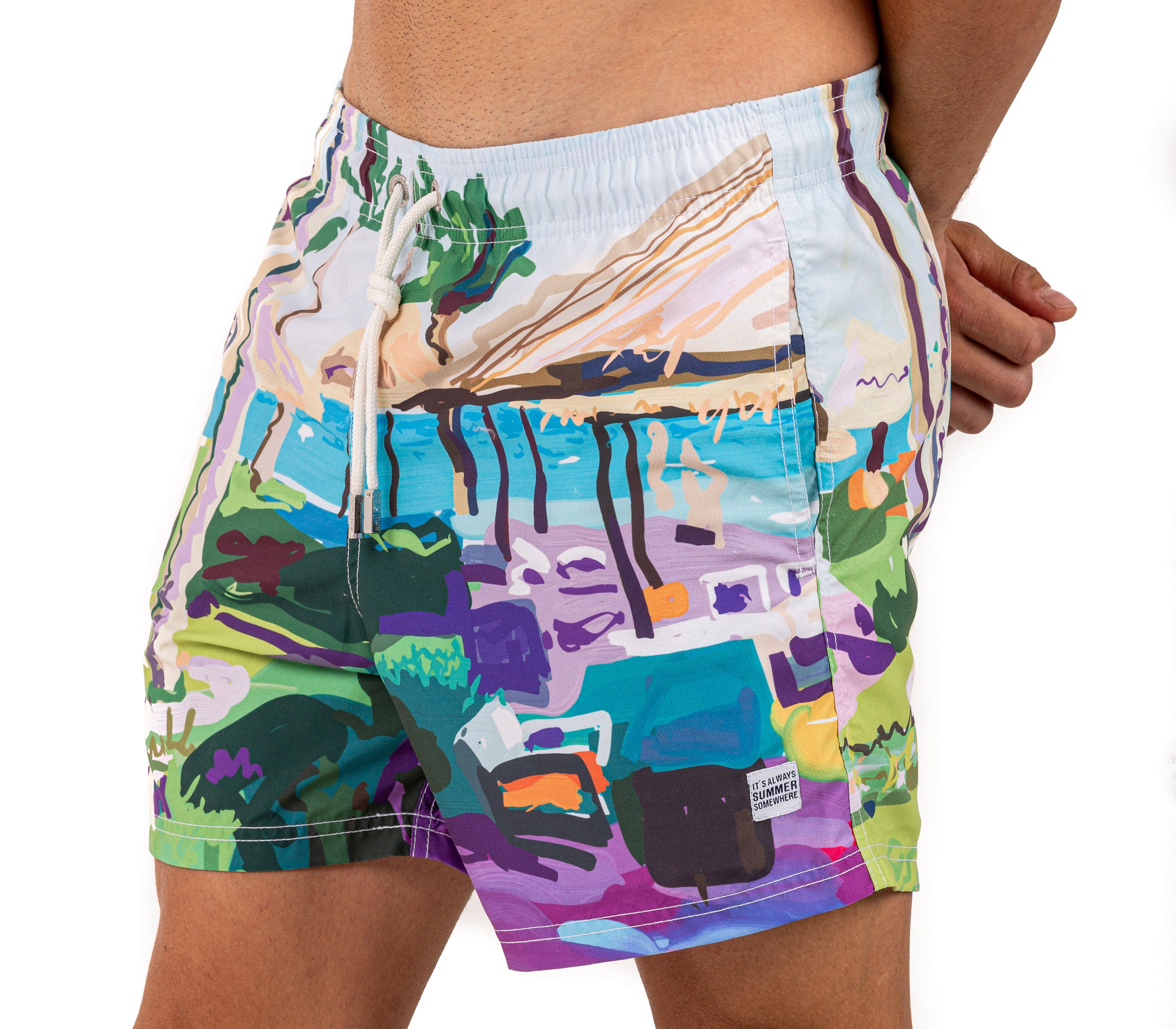 Beaching - Azul Siete Swim Shorts