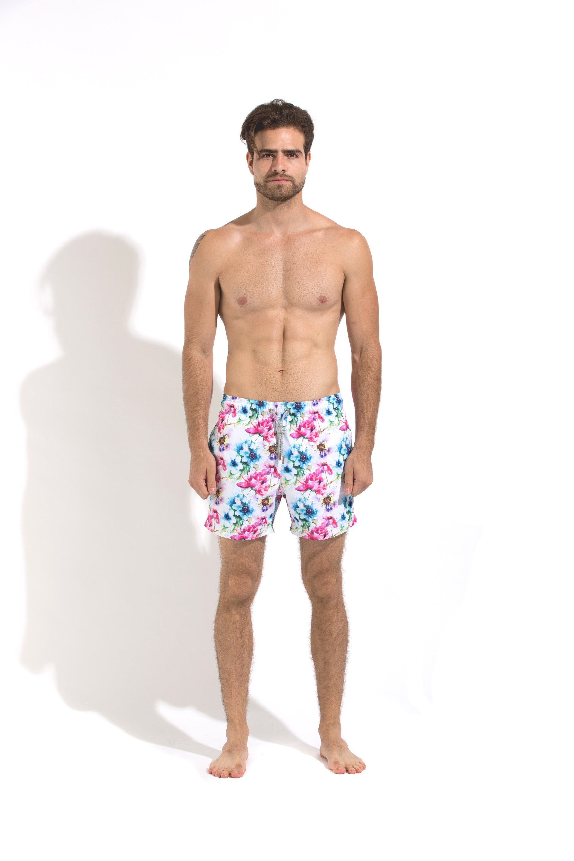 Bloom - Azul Siete Swim Shorts
