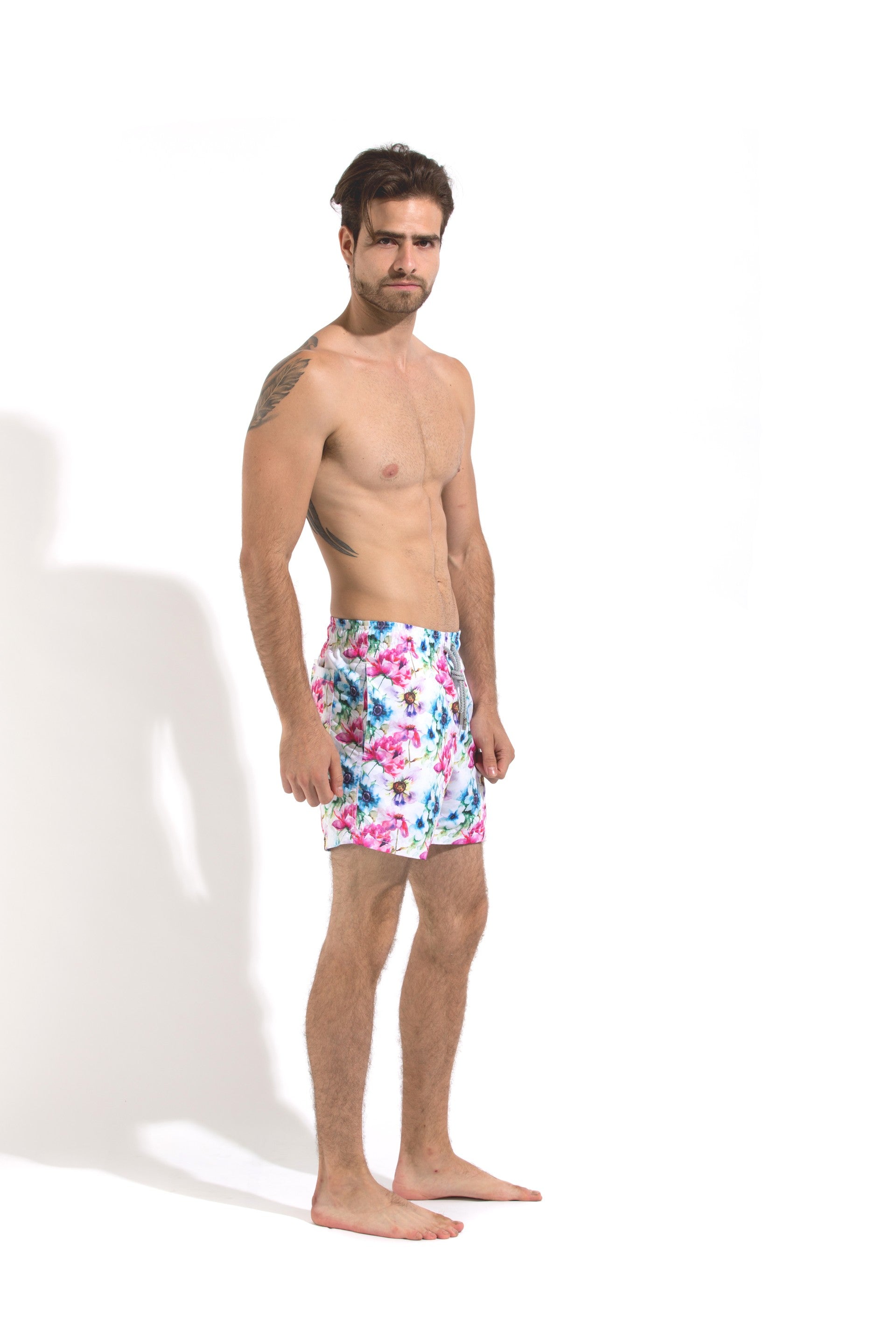 Bloom - Azul Siete Swim Shorts