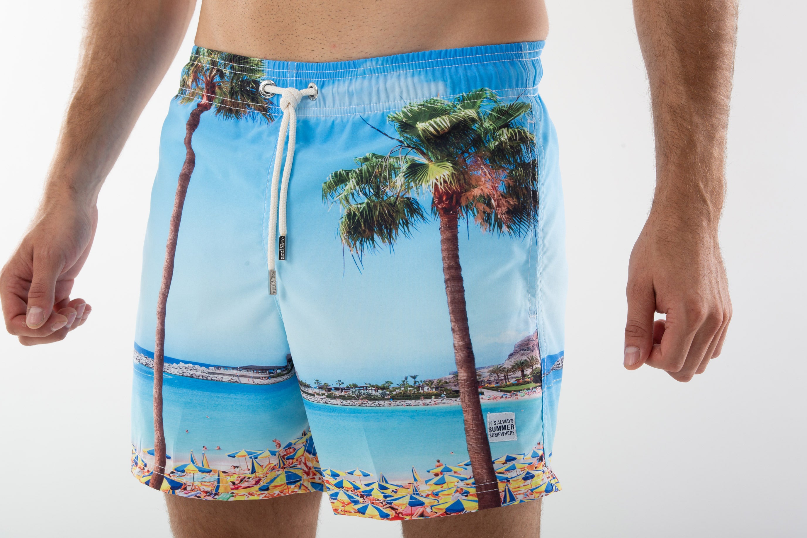 Canarias - Azul Siete Swim Shorts