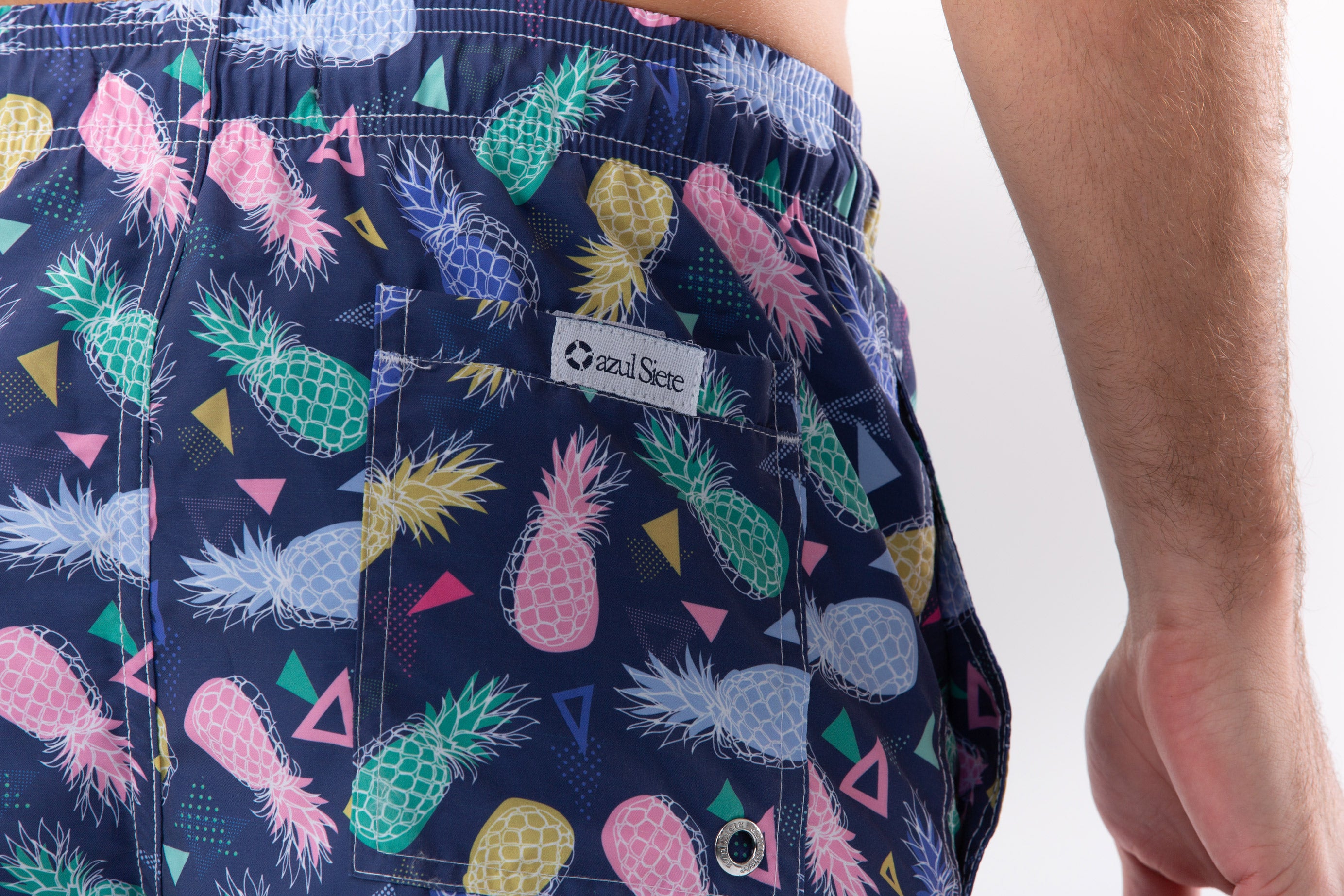 Pineapple Party - azul Siete