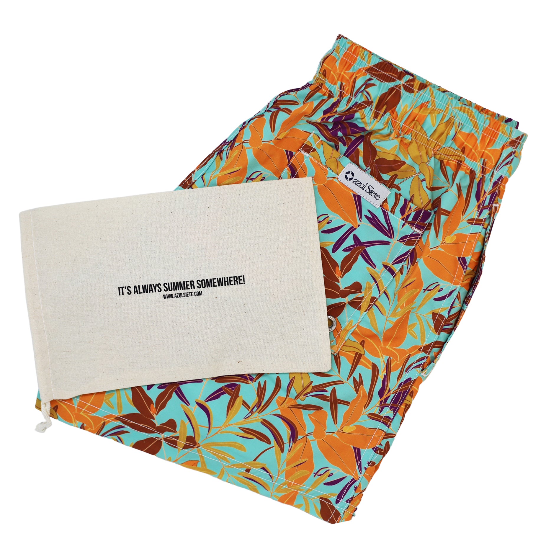 Tropical Vintage Swim Short