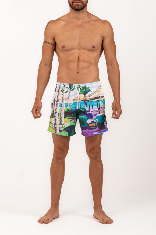 Beaching - Azul Siete Swim Shorts