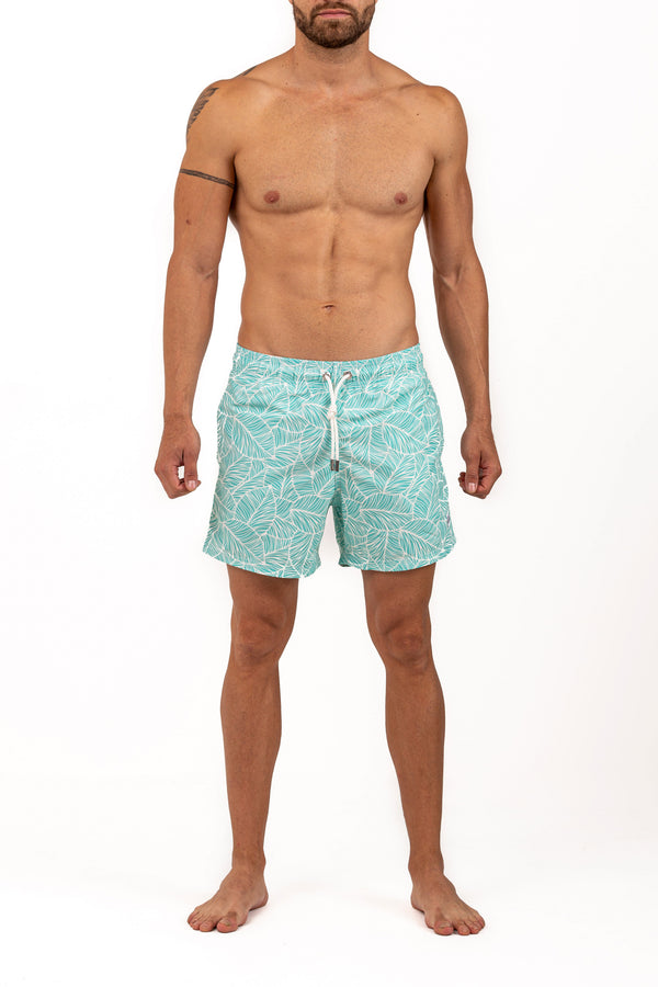 Aqua Roots - Azul Siete Swim Shorts