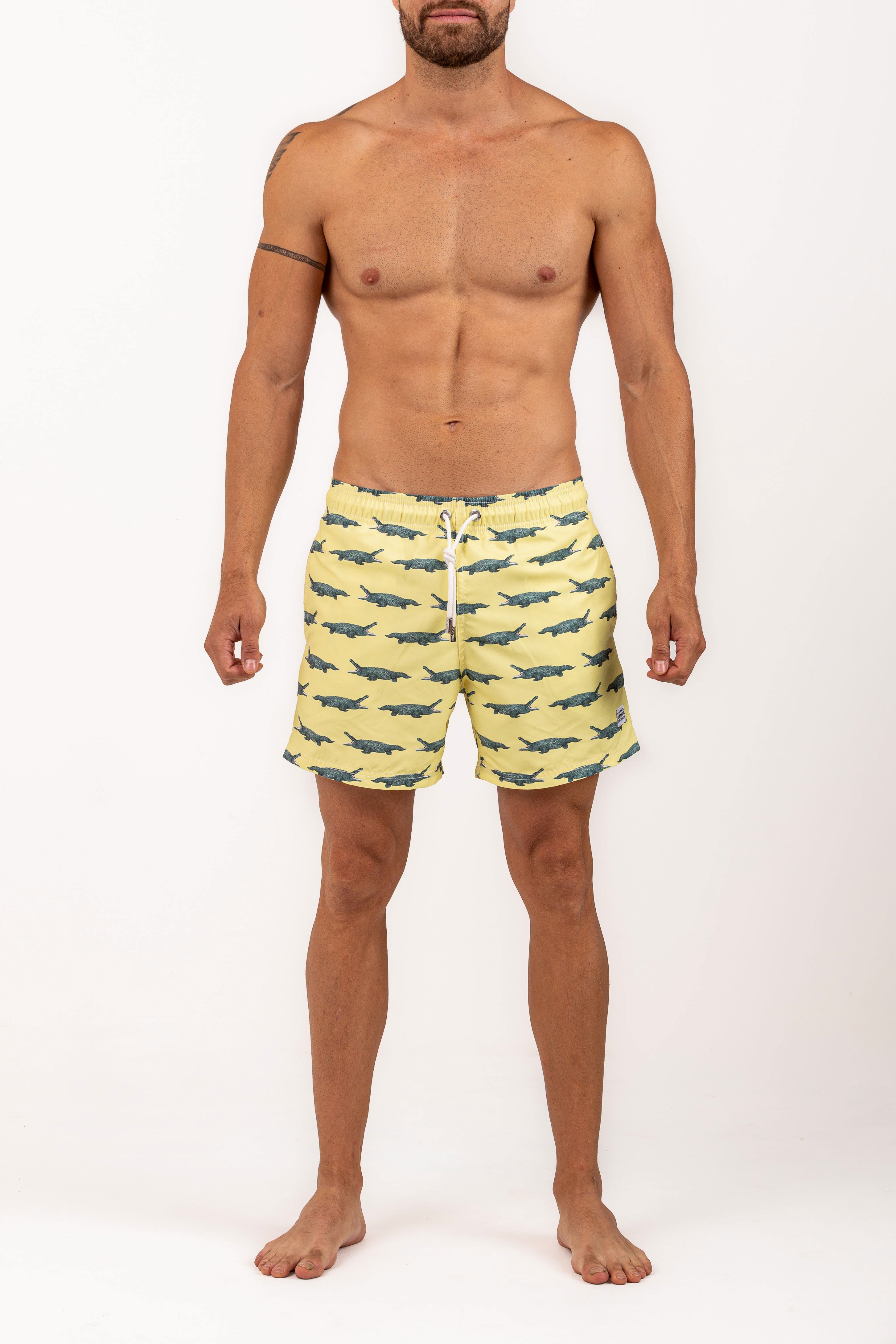 Crocodiles - Azul Siete Swim Shorts