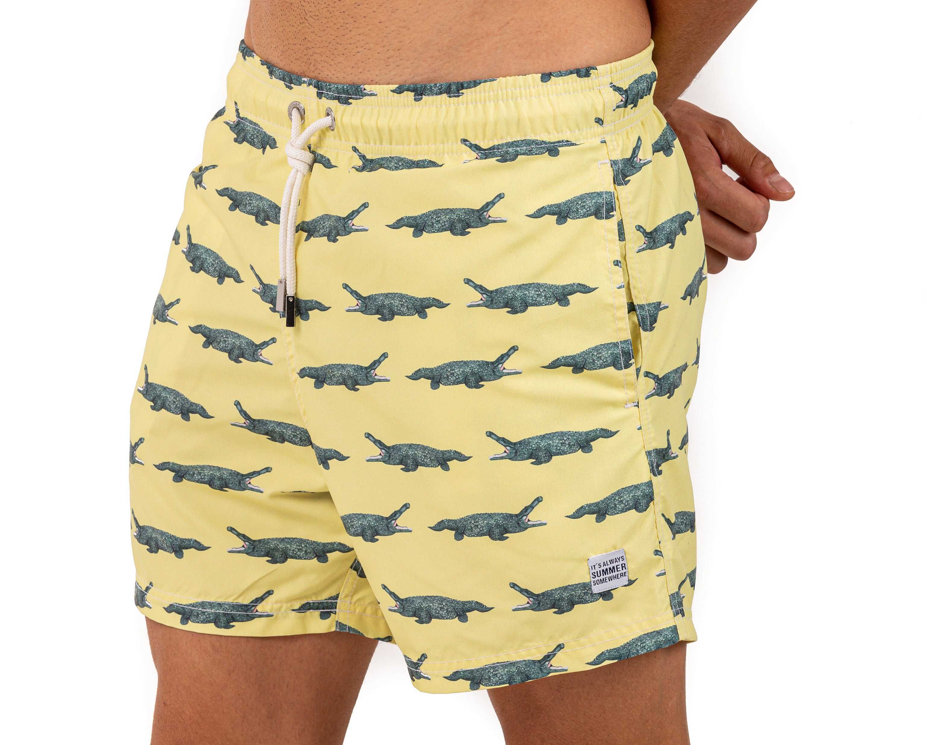 Crocodiles - Azul Siete Swim Shorts