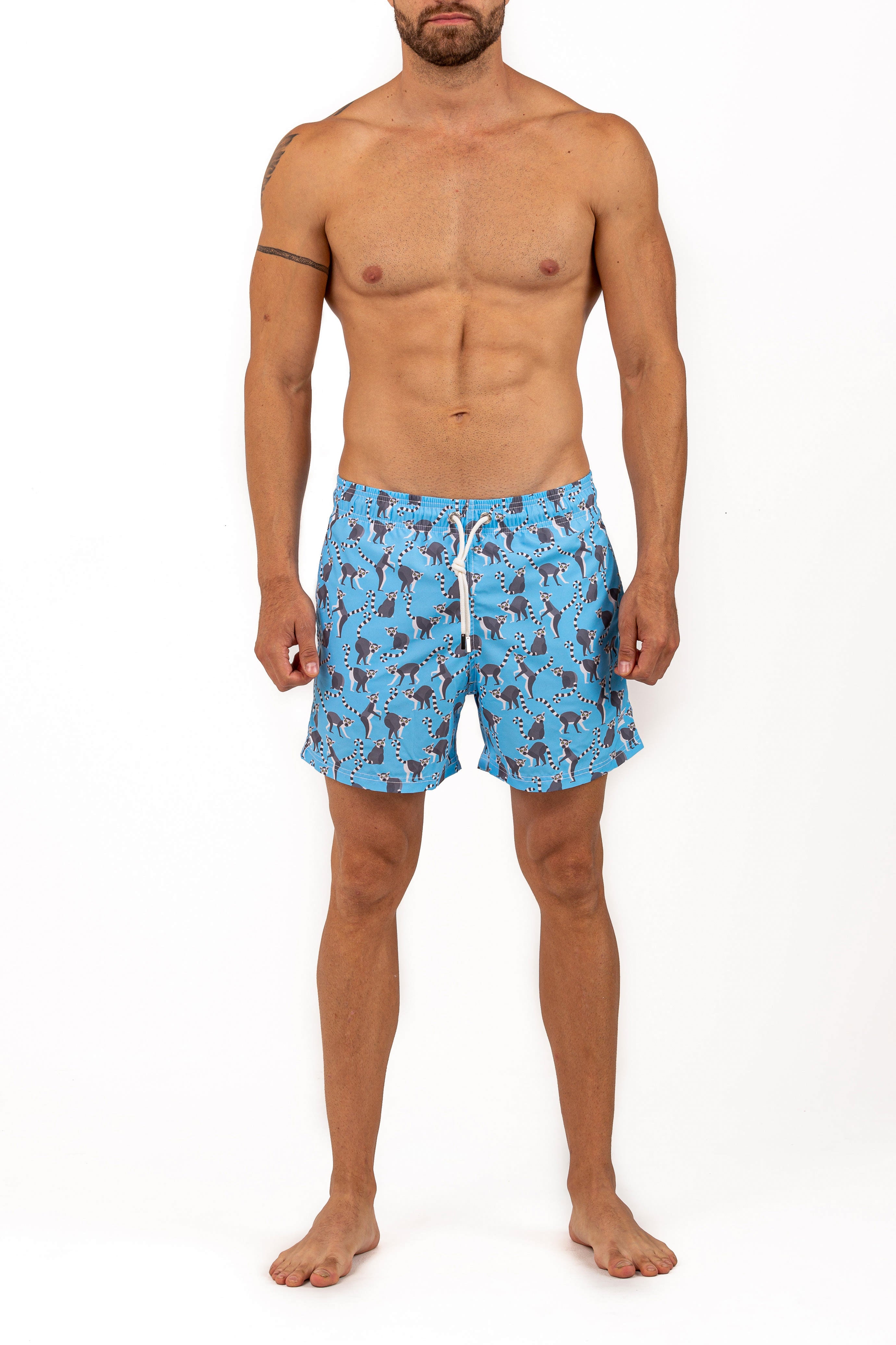 Lemur - Azul Siete Swim Shorts