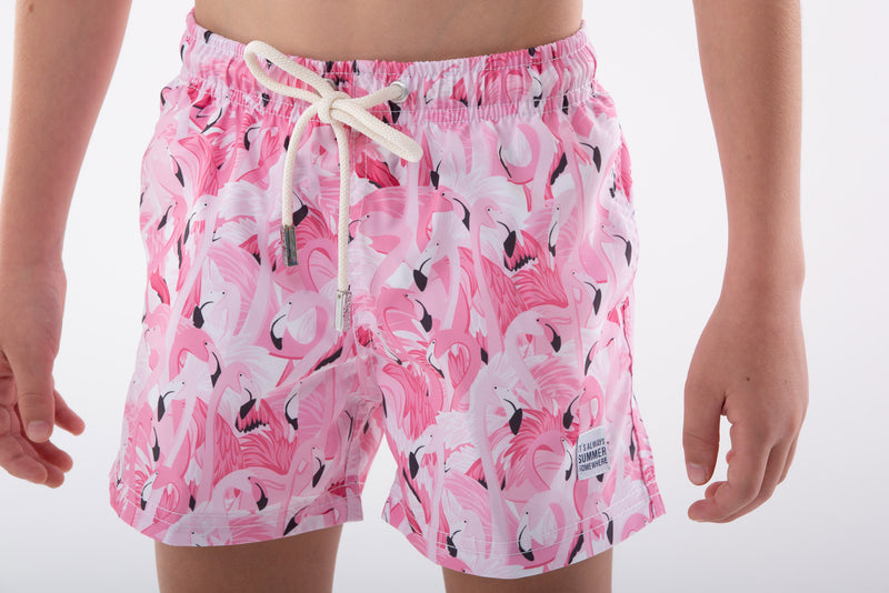 Boys Swim Trunks Flamily