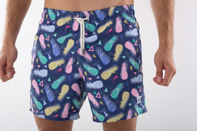 Pineapple Party - azul Siete