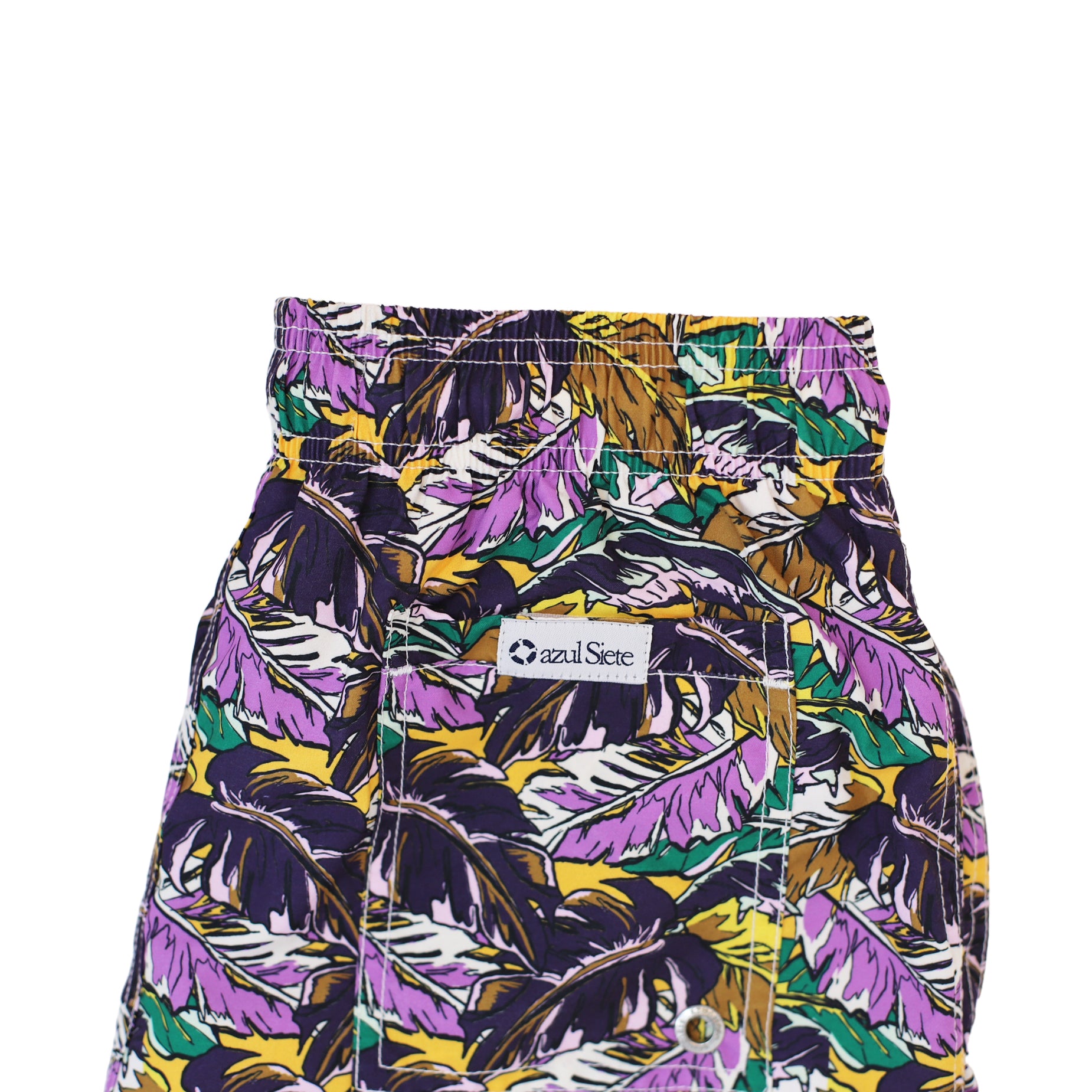 Drawn Leaves Swim Short